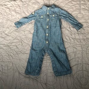 Ralph Lauren Denim One Piece Outfit - 9mo